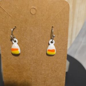 Candy Corn Earrings